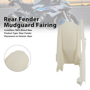 Rear Fender Mudguard Fairing For BMW S1000RR 2019-2026 White