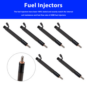 6PC 4025299 Fuel Injectors 0432191352 4078400 For Cummins Marine 6CTA