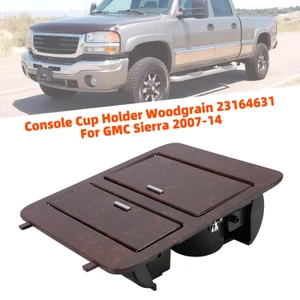 Console Cup Holder Woodgrain 23164631 For GMC Sierra 2007-2014