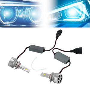 LED Headlight Bulb Kit High Low Beam Lamp HIR2 9012 12V 75W 6500K For HELLA