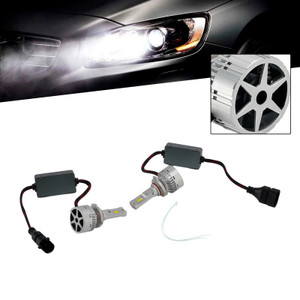 LED Headlight Bulb Kit Hi/Low Beam Lamp HB3/4 9005 9006 12V 75W 6500K For HELLA