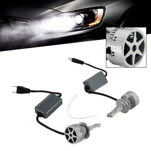 LED Headlight Bulb Kit High Low Beam Lamp H7 12V 75W 6500K For HELLA