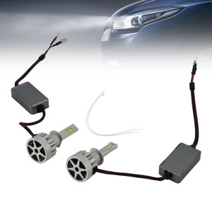 LED Headlight Bulb Kit High Low Beam Lamp H1 12V 75W 6500K For HELLA