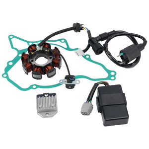 Stator Regulator CDI Box Ignition Coil Gasket Set For Kawasaki KLX110 2003-2009