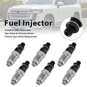 6Pcs Fuel Injector For Toyota Landcruiser 1HZ 23600-19105 2360019105