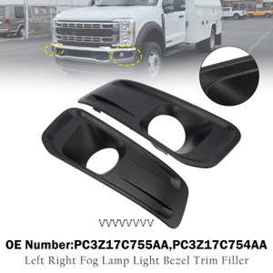 Left Right Fog Lamp Light Bezel Trim Filler For Ford F250/350/450/550 2023-2025