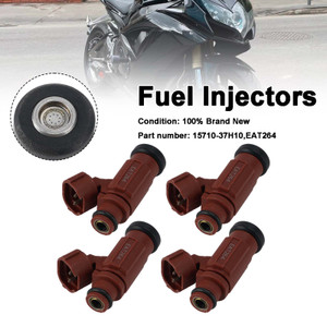 4PC EAT264 Fuel Injectors 15710-37H10 For Suzuki GSX-R600 GSX-R750 08-09