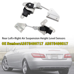 Rear Left+Right Air Suspension Height Level Sensors For Mercedes W212 S212 A207 C207