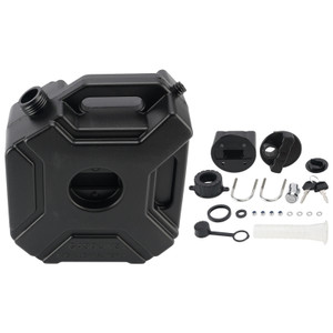 5L Oil Gas Container Anti-static Jerry Can Fuel Tank Black For Touring Adventure