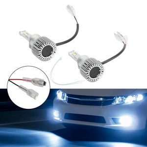 LED Headlight Bulb Kit High Low Beam Lamp H1 12V 35W 6500K 2500LM For HELLA