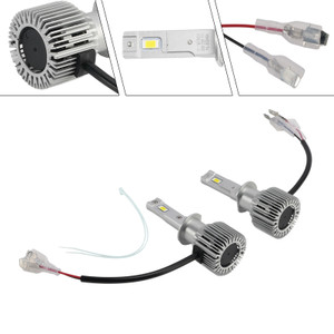 LED Headlight Bulb Kit High Low Beam Lamp H1 12V 35W 6500K 2500LM For HELLA