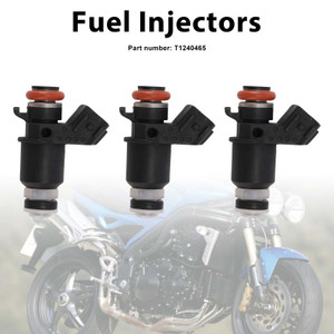 3PC Fuel Injectors T1240465 For Speed Triple 1050 2005-2015
