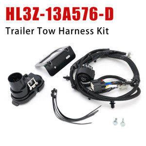Trailer Tow Harness Kit for Ford F150 2015-2020 HL3Z-13A576-D w/o Parking Aid
