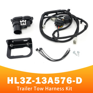 Trailer Tow Harness Kit for Ford F150 2015-2020 HL3Z-13A576-D w/o Parking Aid
