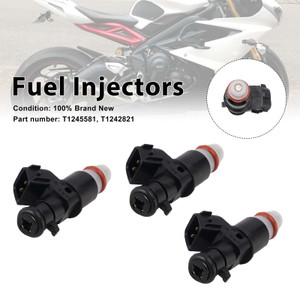 3PC T1245581 Fuel Injectors T1242821 For Daytona 675R 675 R 2013-2017