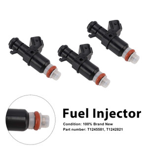 3PC T1245581 Fuel Injectors T1242821 For Daytona 675R 675 R 2013-2017