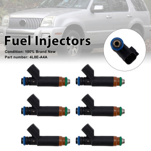 6PC 4L8E-A4A Fuel Injectors For Mercury Mariner Ford Taurus Explorer