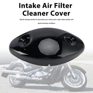 Intake Air Filter Cleaner Cover For Suzuki Intruder VL800 Boulevard C50 01-08 Black