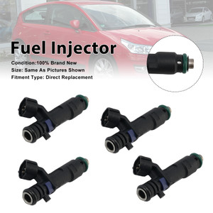 4Pcs Fuel Injector For Citroën C4 Coupe 2006-07 C5 II 2004-2008 9660275780
