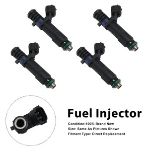 4Pcs Fuel Injector For Citroën C4 Coupe 2006-07 C5 II 2004-2008 9660275780