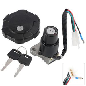 Ignition Key Switch Fuel Cap Lock Set For Yamaha DT200R XT250 XT350 1988-2001