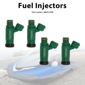 4PC Fuel Injectors 49033-3708 For Kawasaki Jet Ski Ultra 250X 260X 260LX 07-10
