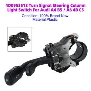 4D0953513 Turn Signal Steering Column Light Switch For Audi A4 B5 / A6 4B C5