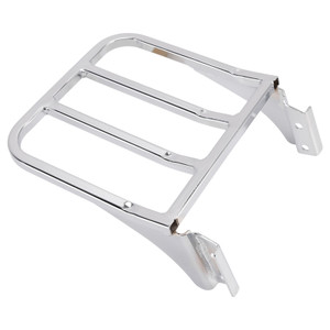 Sissy Bar Backrest Luggage Rack For Heritage Softail Dyna Sportster 1986+ Chrome