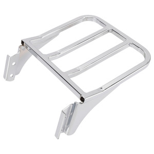 Sissy Bar Backrest Luggage Rack For Heritage Softail Dyna Sportster 1986+ Chrome