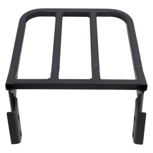 Sissy Bar Backrest Luggage Rack For Heritage Softail Dyna Sportster 1986+ Black