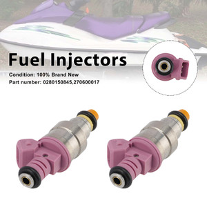 2PC 270600017 Fuel Injectors 0280150845 For Sea-doo 787 RFI 800 GTX GSX
