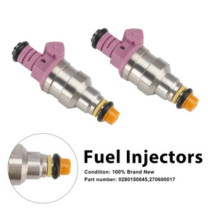 2PC 270600017 Fuel Injectors 0280150845 For Sea-doo 787 RFI 800 GTX GSX