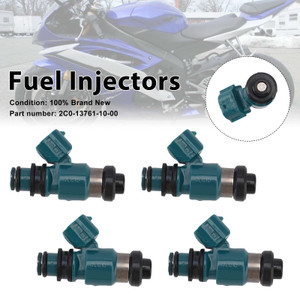4PC Fuel Injectors 2C0-13761-10-00 For Yamaha YZF R6 06-07 TMAX 15-16