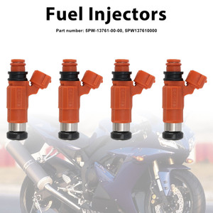 4PC Fuel Injectors 5PW-13761-00-00 For Yamaha YZF R1 YZF-R1 2002-2003