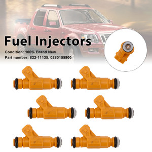 6PC 822-11135 Fuel Injectors â?280155900 For Mercury Mountaineer Ford Explorer