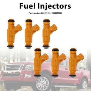 6PC 822-11135 Fuel Injectors â?280155900 For Mercury Mountaineer Ford Explorer