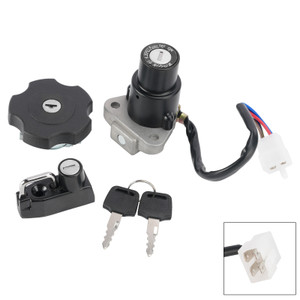 4-Wire Ignition Switch Fuel Cap Helmet Lock Set For Yamaha XT 600 XT600 90-1995