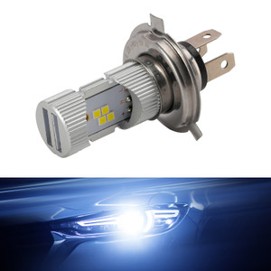Motorcycle LED Headlight Bulb High Low Beam Lamp HS1 12V 9W 6500K For HELLA