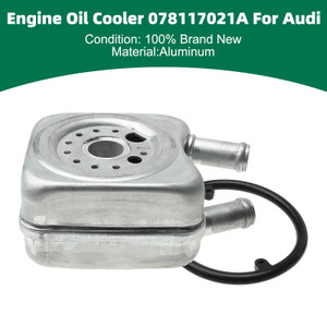 Engine Oil Cooler 078117021A For Audi