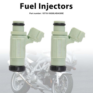 2PC HDA305E Fuel Injectors 15710-16G00 For SUZUKI SV1000 1000S 2003-2007