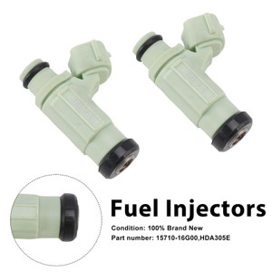 2PC HDA305E Fuel Injectors 15710-16G00 For SUZUKI SV1000 1000S 2003-2007