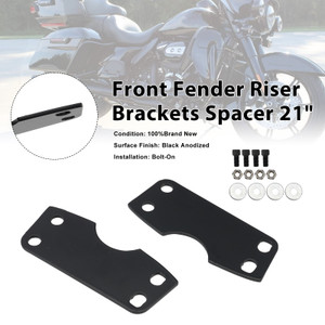 Front Fender Riser Brackets Spacer 21" For Touring Road Glide King Street 2024+