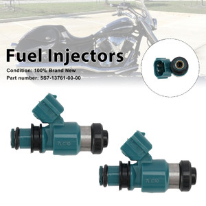 2PC Fuel Injectors 5S7-13761-00-00 For Yamaha V-STAR 950 YZF-R1