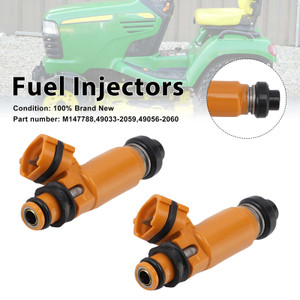 2PC M147788 Fuel Injectors 49033-2059 49056-2060 For Kawasaki John Deere 797