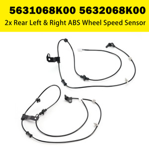 2x Rear Left & Right ABS Wheel Speed Sensor for Suzuki Alto VII 2009-2025 1.0
