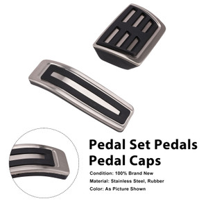 Pedal Set Pedals Pedal Caps For Porsche Cayenne 9PA 2002-10 92A 2010-18
