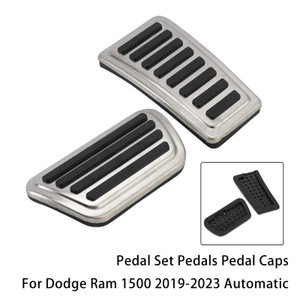 Pedal Set Pedals Pedal Caps For Dodge Ram 1500 2019-2023 Automatic