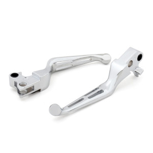Vent Style Brake Clutch Levers Set Softail models (1996-2007)(2011-2014) Chrome