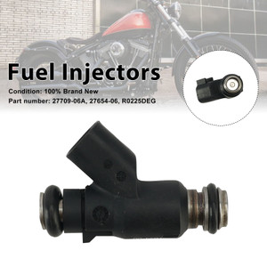 27654-06 Fuel Injectors 27709-06A Fits For Dyna Cross Bones 25 Degree