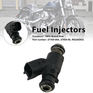 27654-06 Fuel Injectors 27709-06A Fits For Dyna Cross Bones 25 Degree
